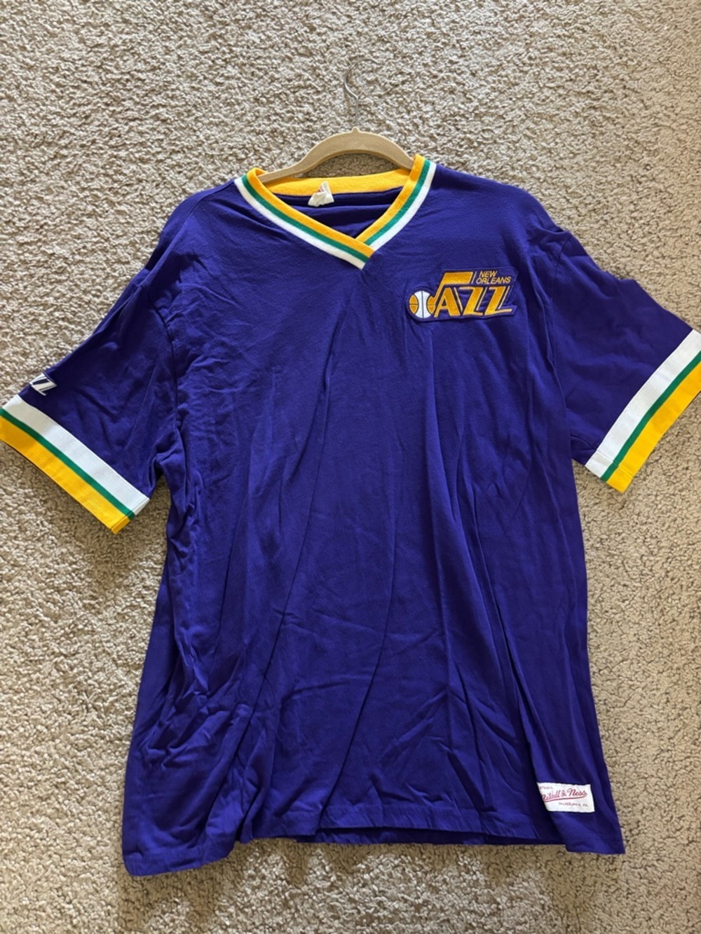 New Orleans Jazz Purple Short Sleeve